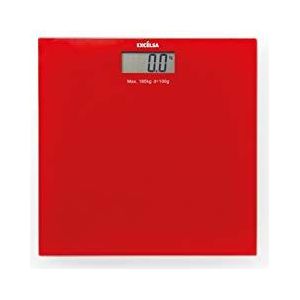 Excelsa Spa Elektrische personenweegschaal, rood, 30 x 30 cm