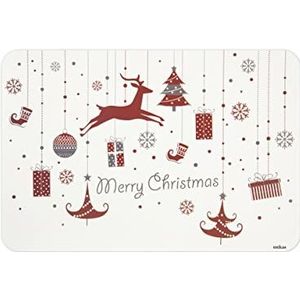 Excelsa Merry Christmas placemat, polypropyleen, 6 stuks