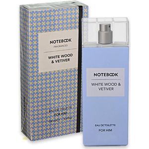 Notebook White Wood & Vetiver by Selectiva SPA 100 ml - Eau De Toilette Spray