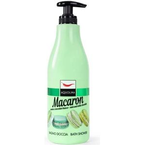 Aquolina Douchegel Macaron Mint en Witte Chocolade. Zacht en licht schuimbad dat snel wordt opgenomen - 500 ml