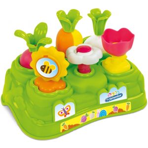 Baby Clementoni - Baby Garden - Motoriek Speelgoed - Mini Activiteitentafel - Educatief Speelgoed - 1 jaar