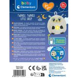 Clementoni - Twinkle Twinkle Little Sheep - Nachtlampje - Wit - Pluche