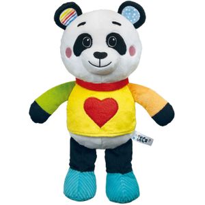 Baby Clementoni - Love Me Panda - Baby Knuffel Pandabeer - Interactieve Knuffel met Geluidseffecten - Extra zacht