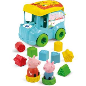 Clementoni Baby - Vormenstoof Peppa Pig Bus, 8dlg.