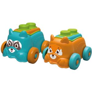 Clementoni Soft Clemmy - Emmer met Bouwset en Hondje - Zachte Stapelblokken - Speelgoed voor Baby’s vanaf 6 maanden