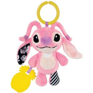 Clementoni - Babyspeelgoed - Stitch Knuffel - Angel - met Bijtring - Vanaf 3 maanden