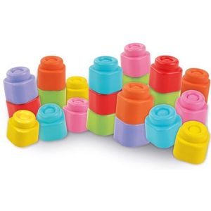 Clemmy: Zachte bouwblokken - 20 stuks