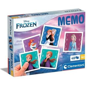 Clementoni - Frozen Memory Spel - 48 Kaarten - Educatief Speelgoed