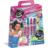Clementoni - Crazy Chic Shiny Nails - Nagelset - Glow In The Dark - Voor Kinderen Vanaf 6 Jaar