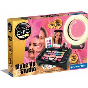 Clementoni - 18744 - Crazy Chic - Make-Up Studio - Kleuren - Creatief Cadeau Voor Kinderen