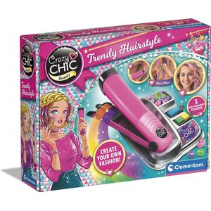 Clementoni - Crazy Chic - Haarstyle Plaat - Kleur - Creatief Spel Voor Meisjes