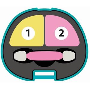 Clementoni - Crazy Chic - Oogschaduw Set - Eenhoorn - 2 Kleuren