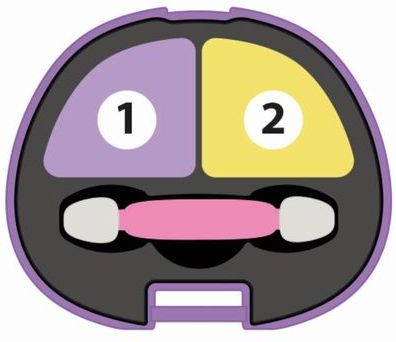 Clementoni - Crazy Chic - Oogschaduw Set - Tiger - Veelkleurig - Hypoallergeen