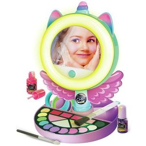 Clementoni Crazy Chic - Lichtspiegel - Make-up spiegel voor kinderen - Make-up bewaren - Vanaf 6 jaar
