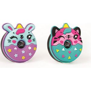 Clementoni - Crazy Chic - Oogschaduw Set - Paars/Blauw - Mini Make-updoosje