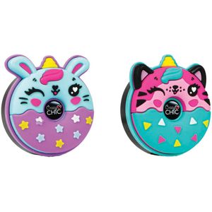 Clementoni crazy chic oogschaduw dieren donut paars/blauw