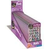Clementoni - Cazy Chic - Press & Go Nails - Kunstnagels - Vlinders - Speelgoed