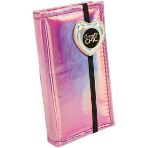 Clementoni crazy chic portemonnee roze met make-up