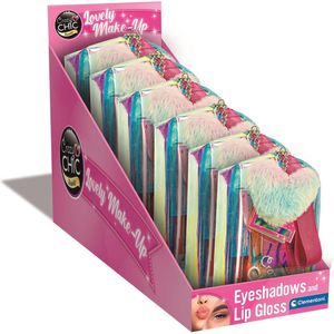 Clementoni - Crazy Chic - Make-up Tas - Holografisch - Inclusief Oogschaduw en Lipgloss