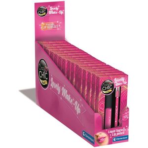 Clementoni - Crazy Chic - Lipgloss en Lipliner - Aardbei - Veilig en Allergievrij