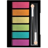 Clementoni - Cazy Chic - Oogschaduw - 6 Kleuren - Tropical