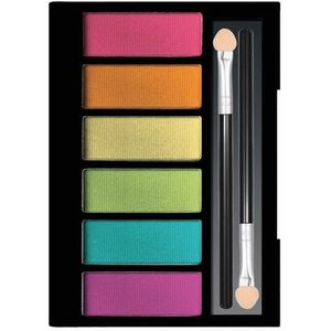 Clementoni - Cazy Chic - Oogschaduw - 6 Kleuren - Tropical