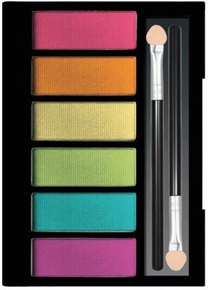 Clementoni - Cazy Chic - Oogschaduw - 6 Kleuren - Tropical