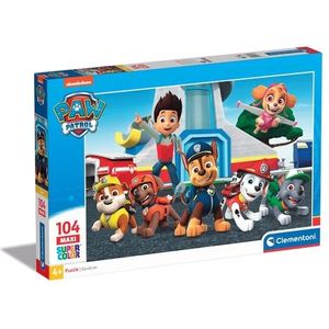 Clementoni - Paw Patrol - Puzzel - 104 Maxi-Stukjes - Voor Kinderen