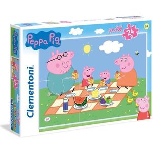 Clementoni - Peppa Pig - Puzzel - 24 Maxi Stukjes - Kinderpuzzel