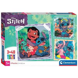 Clementoni - Square Stitch - Legpuzzel - Disney - 48 Stukjes - Gemaakt In Italië