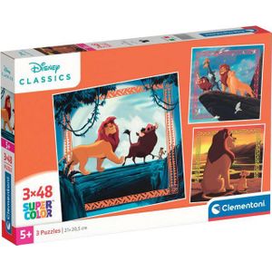 Clementoni Puzzel The Lion King 3X48St