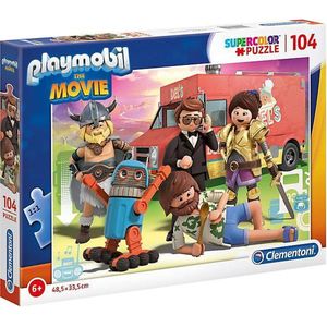 Clementoni Playmobil Legpuzzel 104 stuk(s)