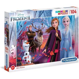 Clementoni Disney Frozen 2 Supercolor Puzzel (104 Stukjes)