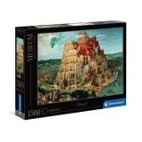 Clementoni - 31691 - Museum Collection - Bruegel, ""The Tower of Babel"" - 1500 stukjes - Made in Italy, puzzel voor volwassenen 1500 stukjes, kunst, puzzel beroemde schilderijen, plezier voor