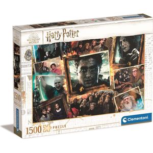 Clementoni - Puzzel 1500 Stukjes High Quality Collection Harry Potter, Puzzel Voor Volwassenen en Kinderen, 14-99 jaar, 31697