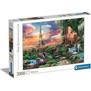 Clementoni - Droom van Parijs - Puzzel - 3000 Stukjes - High Quality Collection