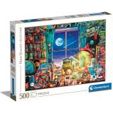 Clementoni 35148 - 500 Teile Puzzle - High Quality Collection - Auf zum Mond