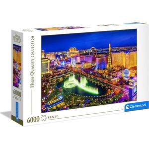 Clementoni - Puzzel 6000 Stukjes High Quality Collection - Las Vegas - Puzzel Voor Volwassenen en Kinderen - 14-99 jaar