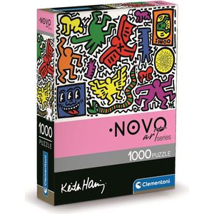 Clementoni - Puzzel 1000 Stukjes Keith Haring, Puzzel Voor Volwassenen en Kinderen, 14-99 jaar, 39756