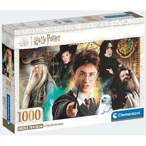 Clementoni 39787 - 1000 Teile Puzzle - Harry Potter Compact - Harry Potter