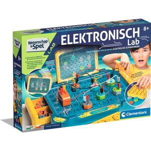 Clementoni Wetenschap & Spel - Elektronisch Lab - Speelgoed van het jaar - Experimenteerdoos - Educatief Speelgoed 8+ Jaar