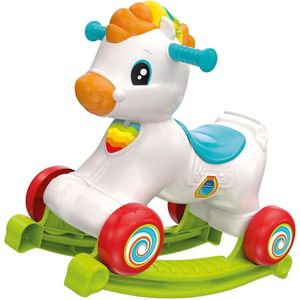 Clementoni - 3-in-1 hobbelpaard - Speelgoed Paard - Educatief speelgoed - Interactief Babyspeelgoed - Bereidbaar - 12 - 36 maanden