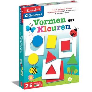 Clementoni - Vormen en Kleuren - Educatief Speelgoed - Gekleurde Kaarten