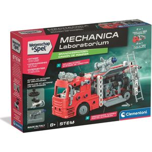 Clementoni - Mechania Laboratorium - Bouwset - Brandweerwagen - Made in Italy