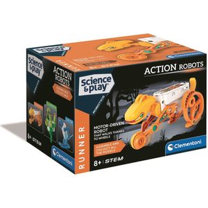 Clementoni - Runner Robot - Science & Play - STEM Speelgoed - Bouwpakket