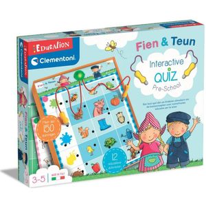 Clementoni - Fien en Teun Interactieve Quiz - Educatief Speelgoed - Multicolor - 3-5 jaar