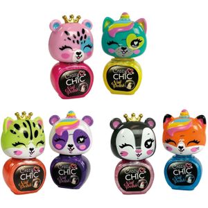 Clementoni - Crazy Chic - Nagellakset - 2 Kleuren - Veilige Formule