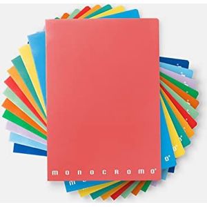 Monocromo Large Original Bold Color 4 mm Graph met Margin Notebooks, 10 stuks