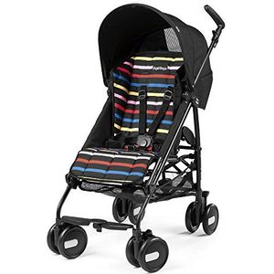 Peg Perego, Pliko Mini lichte kinderwagen 5,7 kg, vanaf de geboorte tot 22 kg, met opvouwbare paraplu, praktische reiswagen, sterk en compact, aluminium frame, kantelbaar, neon