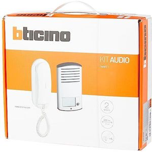 Bticino 366811 - Intercom audio kit voor 1 woning model 100 + buitenpost LINEA 200